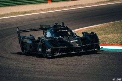 La Lamborghini SC63 LMDh du WEC a pris la piste à Imola