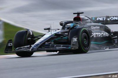 Russell&nbsp;: ’Impossible’ de prédire si Mercedes F1 jouera le titre en 2024