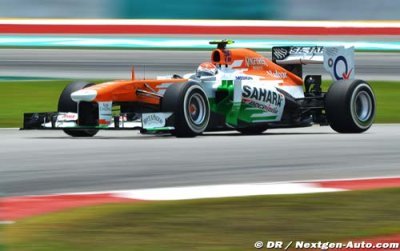 Journée de galère pour Force India