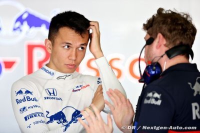 Ravi du soutien de Toro Rosso, Albon remercie Tost et son ingénieur en particulier