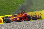 Sainz trahi par le moteur de sa Ferrari en Autriche