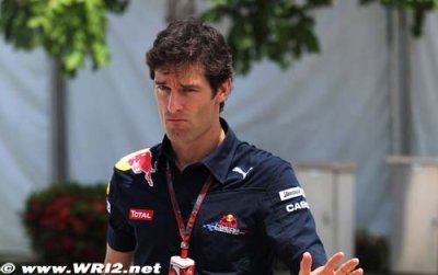 Webber hurt hand after paddock stairs descent