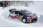 The Citroën DS3 WRCs brush off the snow! 