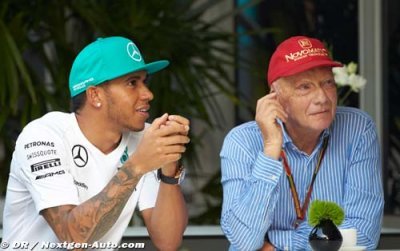Wolff&nbsp;: Lauda a une grande influence sur Hamilton