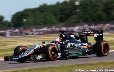 FP1 & FP2 - British GP report: Force India Mercedes