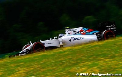 Williams au travail sans chercher à taquiner le chrono