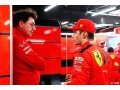 Chez Ferrari, Binotto reste en contact quotidien avec ses pilotes et surveille leur moral