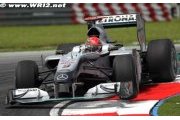 Schumacher abandonne à cause d'un écrou de roue