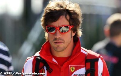 Alonso a une pensée pour les gens qui souffrent