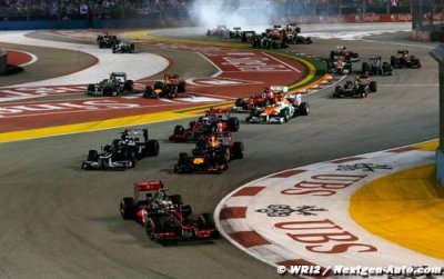 F1 float on hold until 2014