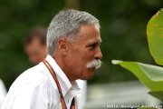 Carey à propos de la grille inversée : La F1 ne veut pas introduire de gadgets