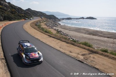 SS7: Ogier hits top gear
