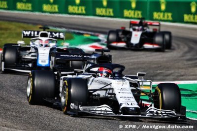 9e du Grand Prix d’Italie, Kvyat salue la victoire de Gasly