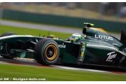 Une seule Lotus à l'arrivée