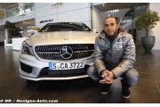 Première apparition d'Hamilton sous les couleurs de Mercedes