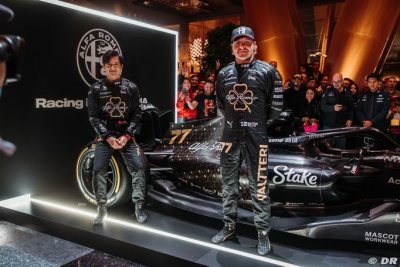 Alfa Romeo F1 dévoile une livrée toute noire pour Las Vegas