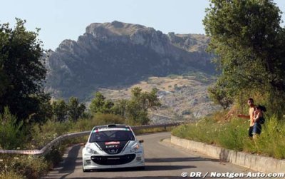 Bonnefis au départ du rallye de Saint Marin