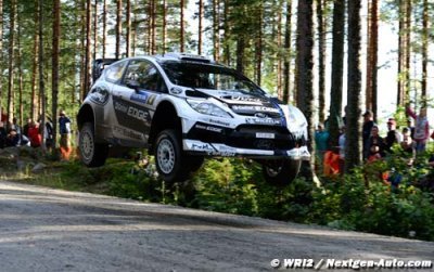 Latvala tied in second after quickfire opening day in Finland