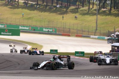 Mallya satisfait de voir la 4e place de Force India consolidée