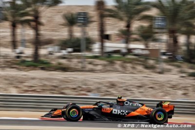 Essais F1 à Sakhir, J1&nbsp;: Norris termine en tête pour McLaren