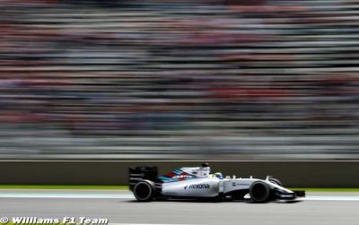 Massa établit la plus grande vitesse de pointe de la saison à Mexico