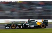 Une seule Lotus à l'arrivée, celle de Trulli