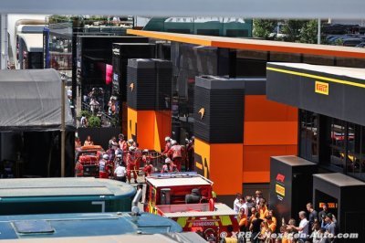 McLaren finds solution to burned-out ’motorhome’