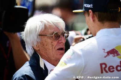 Ecclestone soutient la position de Verstappen sur Neftlix