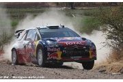 The Citroën DS3 WRCs handily placed