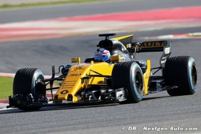 Premiers tours de piste sans problèmes pour la Renault RS17