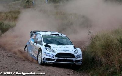 Tanak climbs as Fiesta dominates WRC 2