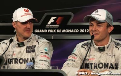 Rosberg&nbsp;: Être l’équipier de Schumacher a été intéressant pour moi