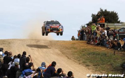 Premiers sauts pour les Citroën DS3 WRC en Finlande