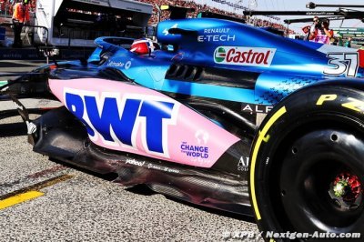 Alpine F1&nbsp;: Un nouveau plancher et de la ’confiance’ pour Singapour
