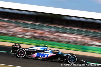 Qualifications difficiles pour les Alpine F1 à Silverstone