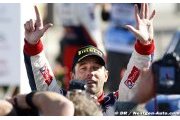 Sébastien Loeb salué par Sarkozy et Fillon