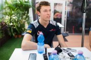 Kvyat était présent à des essais du championnat européen de Nascar