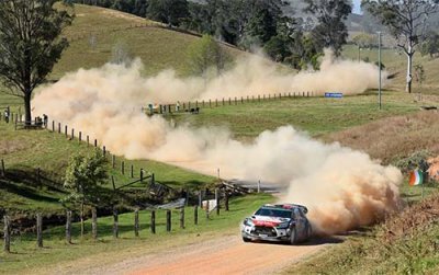Kris Meeke two seconds off the pace