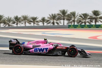 Essais F1 de Bahreïn, J2&nbsp;: Ocon en tête, Mercedes enchaîne les tours