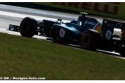 Les Caterham sont à l'arrivée et devant les Marussia