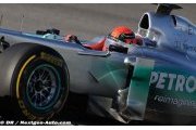 Early start for Mercedes' Barcelona test