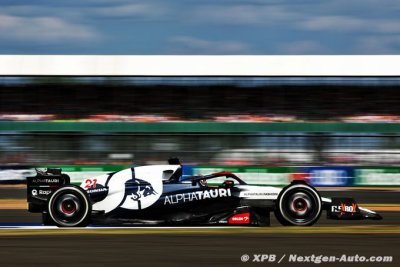 Les deux pilotes AlphaTauri calent en Q1 à Silverstone
