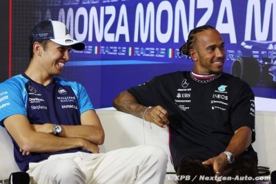 ’Génial’, ’exceptionnel’&nbsp;: Albon et Hamilton encensent Vowles