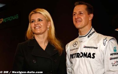 Schumacher making eye-contact, responding to voices