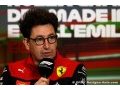 Binotto ne sait pas pourquoi le marsouinage pénalise moins Ferrari que les autres
