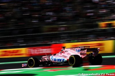 Force India va préparer 2018 au Brésil et à Abu Dhabi