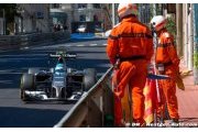 Les deux Sauber dans les rails