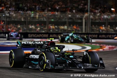 Malgré son podium, Hamilton évoque ses regrets après la course à Singapour