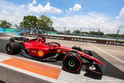 Leclerc on pole for first Miami Grand Prix as Ferrari lock out front row