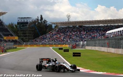 Le circuit de Mexico fait suer Hulkenberg et Perez